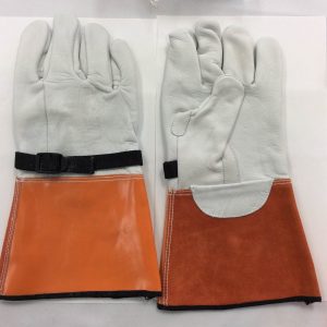 14" High Voltage Protector Glove With A grade Cow Leather Size 10