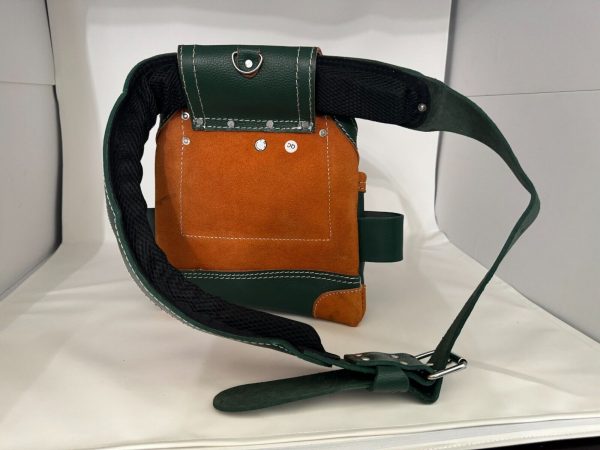 Top Grain Tool  Pouch With Extra Big Pockets For Nails  with Foam Padded belt