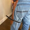 village Leather Professional  Apron with adjustable belt knee straps 2 hook
