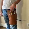 village Leather Professional  Apron with adjustable belt knee straps 2 hook