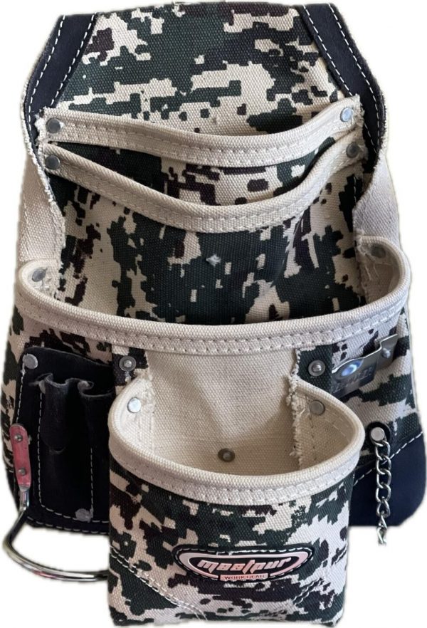 MASTPUR  MultiPurpose HeavyDuty Canvas Nail/Hand Carpenter 10 pocket Tool Pouch