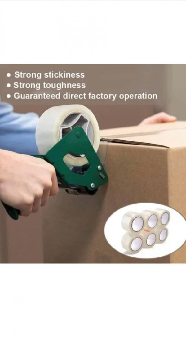 Pack of 6 Rolls  Shipping Packaging Box Packing Sealing Tape size 50 MM /  100M