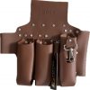 LEATHER GOLD  Electrician Leather Multi Tool  Holder Belt  (4Pocket) Pouch