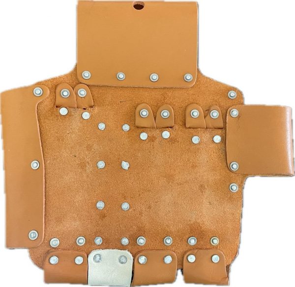 LEATHER GOLD  Electrician Leather Multi Tool  Holder Belt  (4Pocket) Pouch