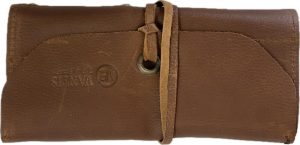 Leather Tool Roll Up Tool Kit Organiser , LeatherWrench Roll Chisel Pouch
