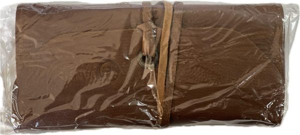 Leather Tool Roll Up Tool Kit Organiser , LeatherWrench Roll Chisel Pouch