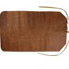 Leather Tool Roll Up Tool Kit Organiser , LeatherWrench Roll Chisel Pouch