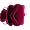 VILLAGE LEATHER 10 Pocket  Pink Top Grain   Leather Carpenter Tool Pouch Bag
