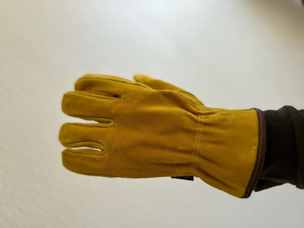 12 Pair Pack Men's Premium Cow Suede Leather   Driver Gloves, Work Gloves