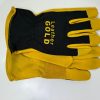12 pair pack Top Grain Cow Leather  Men's work Leather and Fabric Gloves