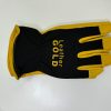 12 pair pack Top Grain Cow Leather  Men's work Leather and Fabric Gloves