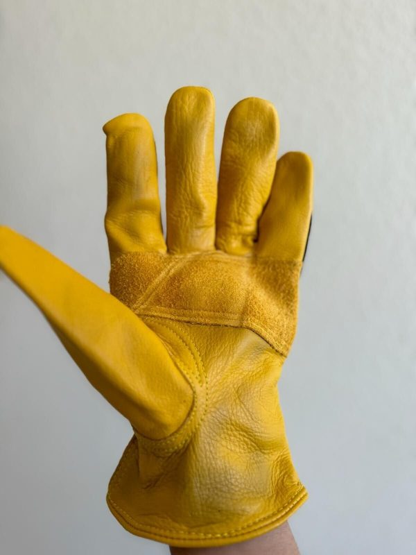 12 pair pack Top Grain Cow Leather  Men's work Leather and Fabric Gloves