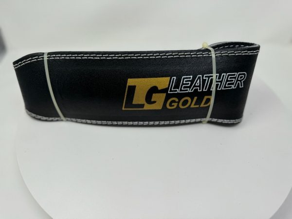 Leather  Weight Lifting Belt 4" Back Support Fitness Gym Training Bodybuilding