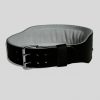 Leather  Weight Lifting Belt 4" Back Support Fitness Gym Training Bodybuilding