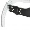 Leather  Weight Lifting Belt 4" Back Support Fitness Gym Training Bodybuilding