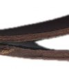 Leather Belt Loop Keychain or Traditional Keychain  with D-Ring (Brown)  4 pack