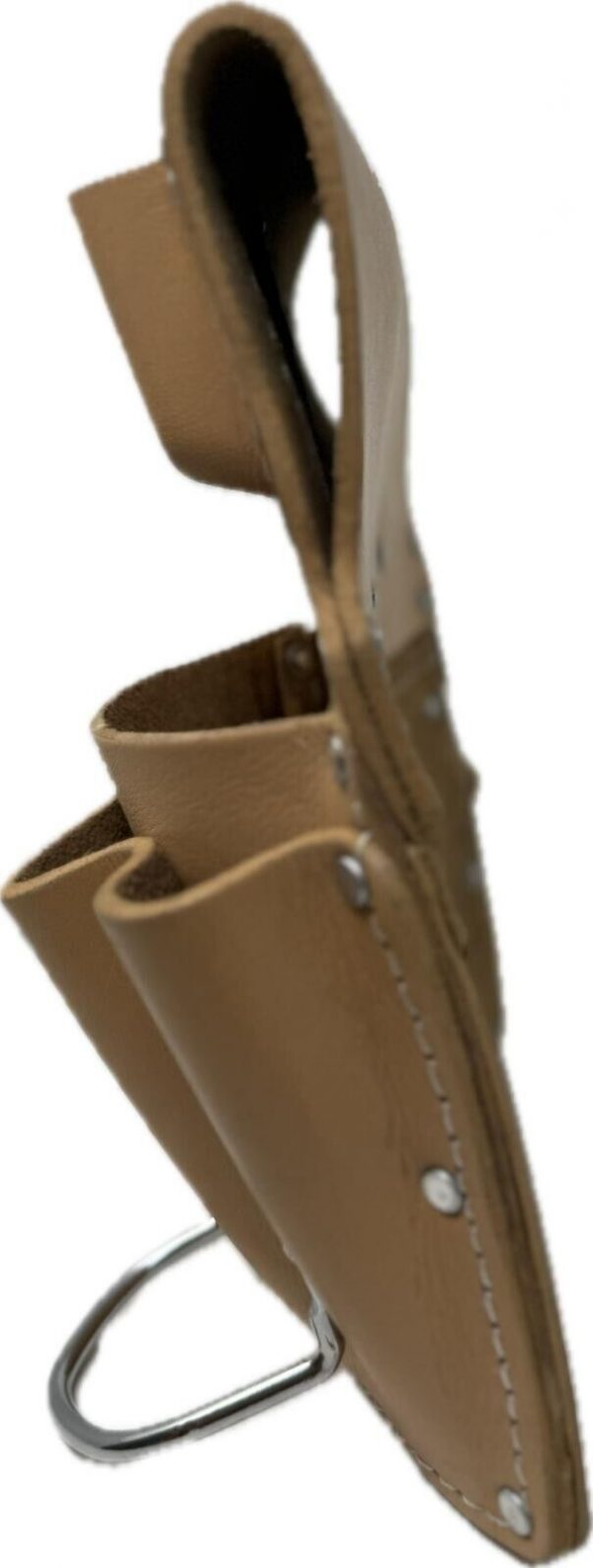 Leather  Gold 8 Pocket Flat-Right side Drywall Tool Pouch
