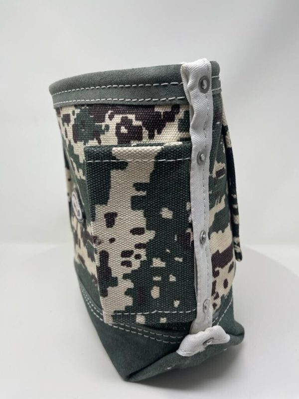 MASTPUR Leather and Canvas Nut Bolt Nail Bag Belt Pouch Carrier Holder