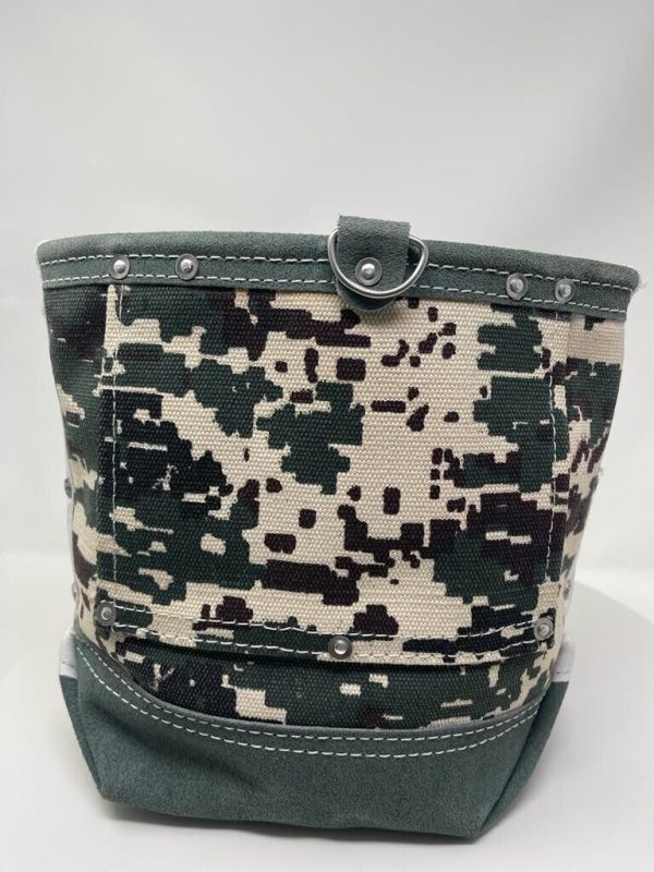 MASTPUR Leather and Canvas Nut Bolt Nail Bag Belt Pouch Carrier Holder
