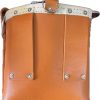 Leather Gold -ORN Bolt Bag with 2 Spud Wrench Holders, Wide Mouth | Ironworker