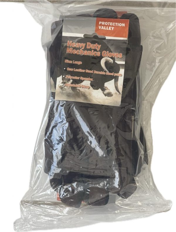 Heavy Duty GOAT SKIN MECHANIC  WORK GLOVES - 6 Pair Pack