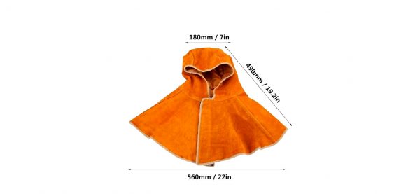 Welding Hood Welding Shawl Hat With Neck And Shoulders Draped Cowhide