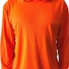 High Visibile Long Sleeve Orange Work Safety Hoodie