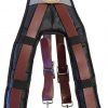 Leather  Gold work Suspenders | Tool Belt Suspenders | Grain Leather Suspender