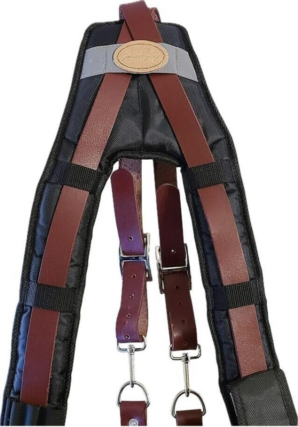 Leather  Gold work Suspenders | Tool Belt Suspenders | Grain Leather Suspender
