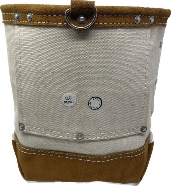 LEATHER - Canvas Nut Bolt Nail Bag Belt Pouch Carrier Holder