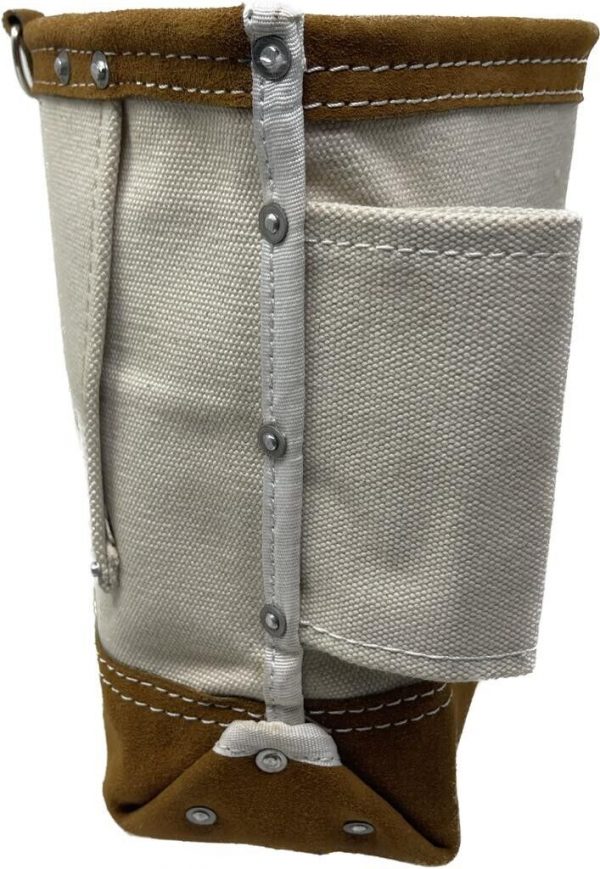 LEATHER - Canvas Nut Bolt Nail Bag Belt Pouch Carrier Holder