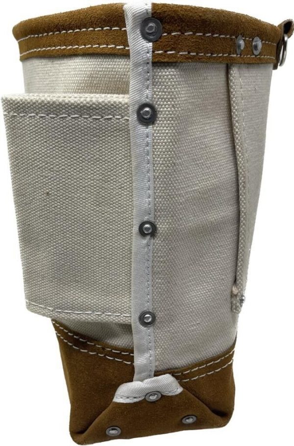 LEATHER - Canvas Nut Bolt Nail Bag Belt Pouch Carrier Holder
