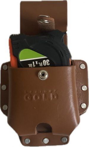 16-30' Leather Measuring Tape Measure Belt Holder Pouch Tool Carrier