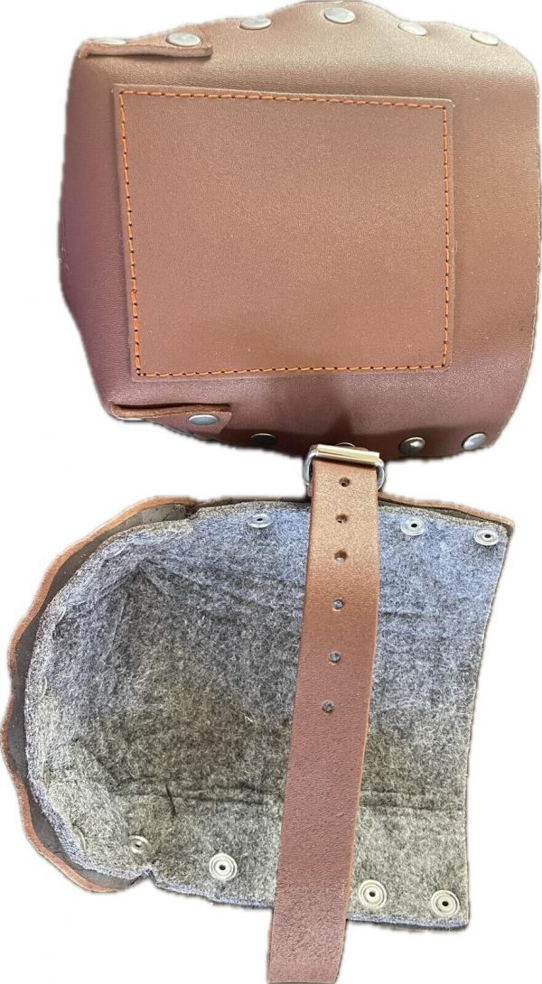Heavy Duty Leather Kneepads, Double Thick Lining
