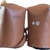 Non-Slip Kneepads with Adjustable Straps, Safety Leather Knee Pads