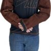 Leather Gold Welding Sleeves Heat Flame Resistant Arm Protection for Welder