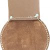 LEATHER  GOLD  Spud Wrench Holder with  Steel Rings