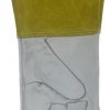 Leather Gold Top Grain  Goatskin Leather TIG Welding Gloves 6" cuff