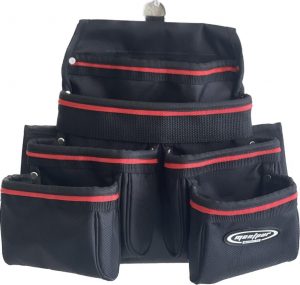 MASTPUR . 10-Pocket Carpenter Tool Pouch Polyester