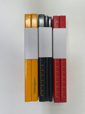 Mastpur  12-pack GRAPHITE Hard Lead Lumber Wooden Flat Carpenter Pencils 7"