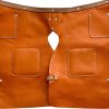 Leather Chaps, Apron, Orange Color for Work, Sports, Horse/Bike Gear, Saddle