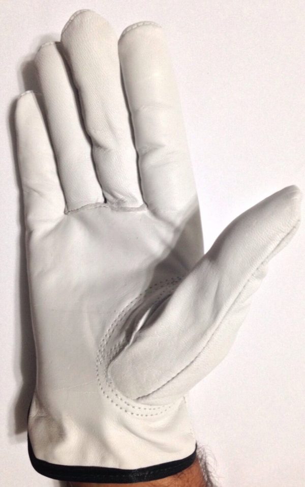 10 Doz Case, Goat Skin Grain Leather Drivers, work safety gloves (PPE), Size L