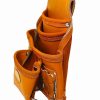 Western Heritage Cow Grain Leather Heavy Duty 10 Pocket Carpenters' Tool Pouch