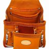 Western Heritage Cow Grain Leather Heavy Duty 10 Pocket Carpenters' Tool Pouch