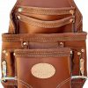 Western Heritage Cow Grain Leather Heavy Duty 10 Pocket Carpenters' Tool Pouch
