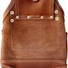 Western Heritage Cow Grain Leather Heavy Duty 10 Pocket Carpenters' Tool Pouch