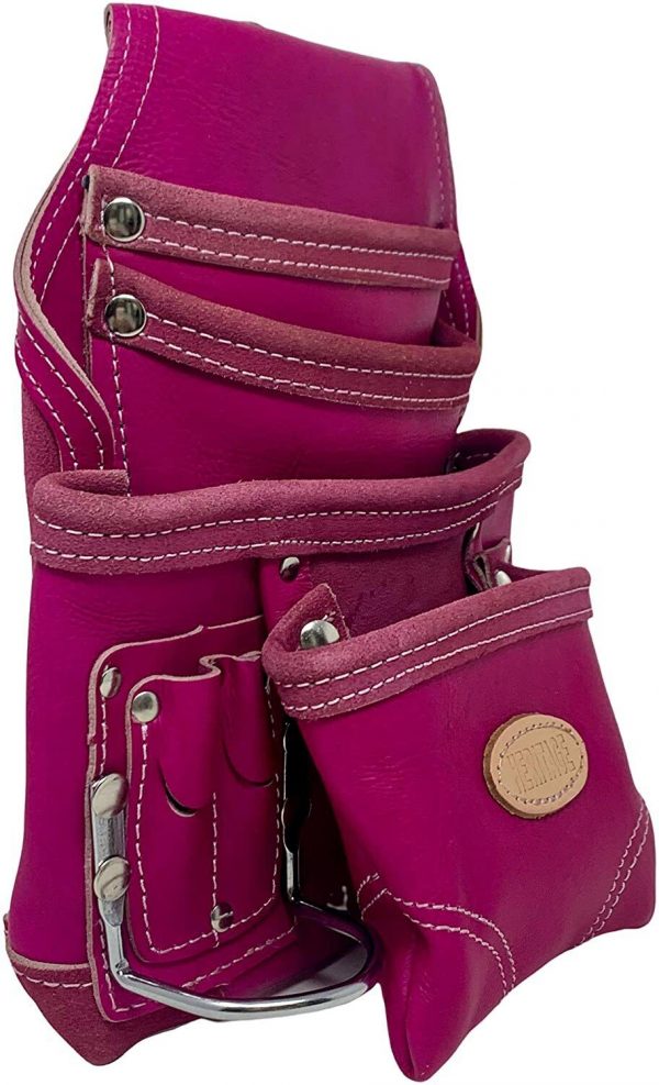 Western Heritage Cow Grain Leather Heavy Duty 10 Pocket Carpenters' Tool Pouch