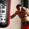 Greenhill 70-100 lbs Genuine Leather Heavy Punching Bag for Boxing, MMA and Gym
