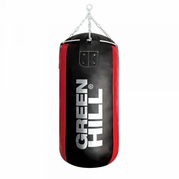 Greenhill 70-100 lbs Genuine Leather Heavy Punching Bag for Boxing, MMA and Gym