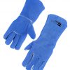 Welding Gloves HEAT RESISTANT Cow Split Leather BBQ/Camping/Cooking Gloves